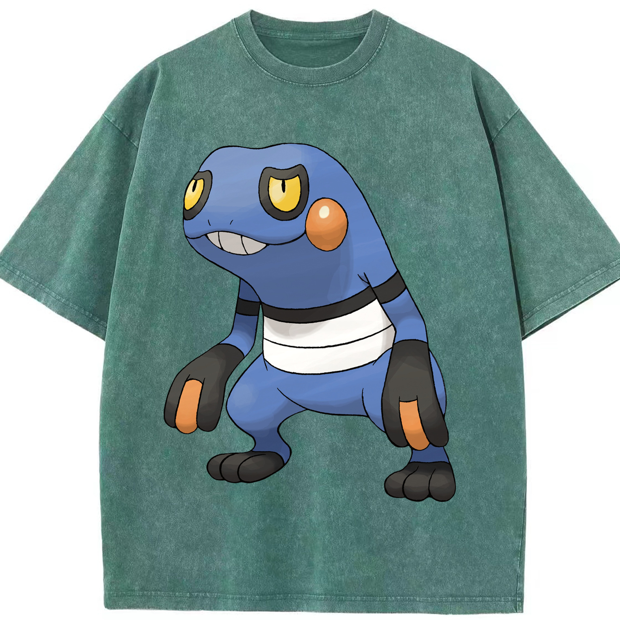 （画像用） ポケットモンスター Pokémon 綿100% ヴィンテージ風 半袖Tシャツ（フロントプリント）